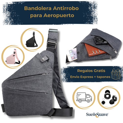 Bandolera Antirrobo para Aeropuerto