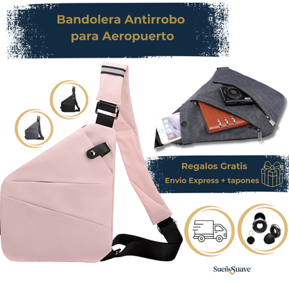Bandolera Antirrobo para Aeropuerto
